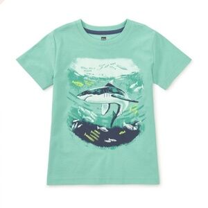 Tea Collection Shark Scene Graphic T - 6